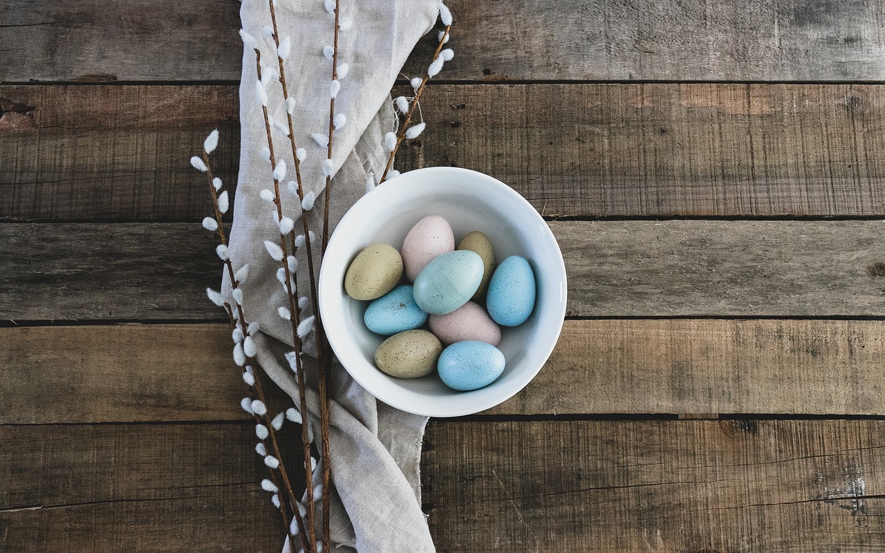 eggs, easter, nature, bowl, spring, table