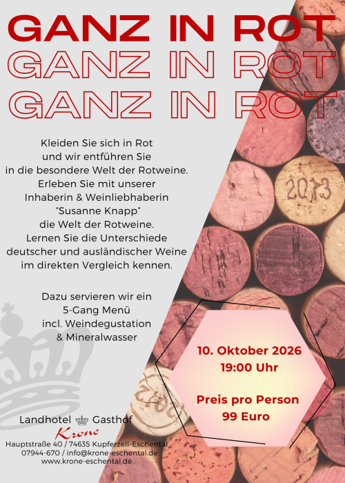 Ganz in Rot 2026